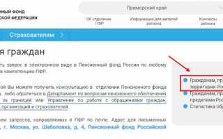 Заявление и жалоба в Пенсионный фонд России