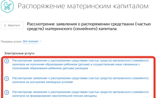 Как получить и распорядиться материнским капиталом через Госуслуги