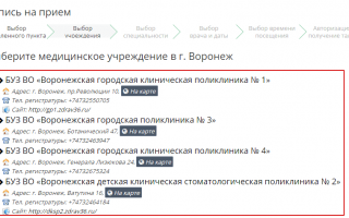 Как записаться на приём к врачу в Воронежской области онлайн?