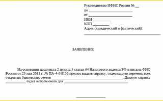 Справка об открытых расчетных счетах из налоговой: образец, как получить и сроки выдачи